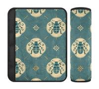 Tradizionale modello cinese Lady Bug Teal 2 Pack cinture di sicurezza copre lo stress al collo e alle spalle per camion accessori para carro
