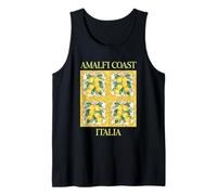 Tradizionale Piastrella Italiana Costiera Amalfitana Mediterraneo Vintage Canotta