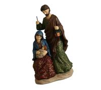 Tradizionale Sacra Famiglia Decorazione di Natale Resine Artigianali Scultura Presepe Scultura Per Feste Espositore Da Tavolo Resine Decorazioni Religiose Casa