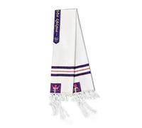 Tradizionale scialle di preghiere con frange di lettere ebraiche Tallit per cerimonie spirituali evento religioso design unisex Mitzvah regalo Tallit, Rosso, Taglia unica