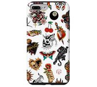 Tradizionale tatuaggio Old School Vintage Collage Mosaico Charm Custodia per iPhone 7 Plus/8 Plus