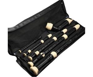 Tradizione Flauto Dolce Set Di Flauto Dolce Da Cinque Pezzi Compresi I Registri Del Tenore Medio Alto E Dei Bassi