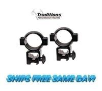 Tradizioni Due Anelli Per La Portata Quick Peep 1" Nero Opaco # A799DS Nuovo