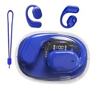 Traduttore di cuffie in reale - Dispositivo wireless di interpretazione intelligente | Cuffie per assistente linguaggio con orecchie aperte con funzioni audio in per il comunic