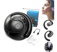 Traduttore linguistico HY-T26 PRO, Nuovo traduttore for Cuffie HY T26 PRO 2025, Supporta Oltre 75 Lingue Diverse, Dotato di App AI, BT 5.4, Audio Stereo HiFi, traduttore linguistico(Black)