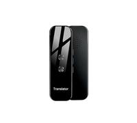 Traduttore portatile 137 lingue intelligente testo vocale istantaneo APP fotografia traduzione lingua,Traduzione accurata(G6 Black)