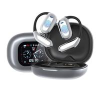 Traduttore Simultaneo Vocale 144 Lingue, AI Cuffie Traduttore Istantaneo vocale Multilingue con Bluetooth 5.4, Design Open-Ear OWS,Touchscreen