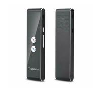Traduzione vocale wireless in 40 lingue Multi Smart Instant for viaggi di lavoro e studio,Traduzione accurata(Noir)