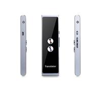Traduzione vocale wireless in 40 lingue Multi Smart Instant for viaggi di lavoro e studio,Traduzione accurata(Silver)