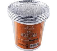 Traeger Grills BAC459 Mini Grease Bucket Liner, accessorio per griglia, confezione da 5 (confezione da 1)