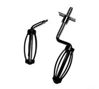 Traeger, manico di ricambio per barbecue in acciaio inox, diametro filettatura 12 mm, per affumicatori e stufe a legna, attrezzatura da cucina all'aperto, adatta alla maggior parte delle marche di