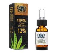TRAES - Olio di CBD Lemon - Olio di CBD BIO 12% | 10ml | 1000mg Puro CBD | Made in Calabria | 0% THC