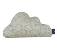 Träumeland GmbH Cuscino di peluche a forma di coniglietto verde, 36 x 21 x 12 cm
