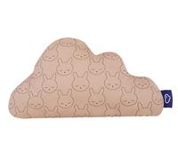 Träumeland GmbH Cuscino di peluche a forma di coniglio, beige, 36 x 21 x 12 cm
