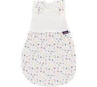 Träumeland S0103205 - Sacco nanna LIEBMICH con doppia ventilazione regolabile e fibra naturale Tencel, motivo floreale, misura 68/74, multicolore
