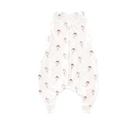 TräUMELAND - Sacco nanna con piedi, 0,5 TOG Mermaid, pigiama estivo, leggero e traspirante, certificato Öko-Tex 100