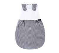 Träumeland, sacco nanna per bambini "Liebmich", con motivo a pois, di colore grigio multicolore