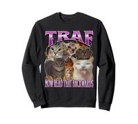 TRAF ora leggi quel divertente gatto meme Bootleg all"indietro Felpa
