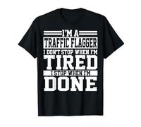Traffic Flagger Apparel - Fantastica Bandiera Divertente Design Maglietta