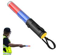 Traffico Bastone Luminoso | Rosso ligtstick | Traffico Bacchetta Baton Torcia LED | Segnalatore Luminoso Ricaricabile Con Effetto Brillante, ABS Durevole, 26x4 Cm Per Sicurezza STRADAL E Eventi