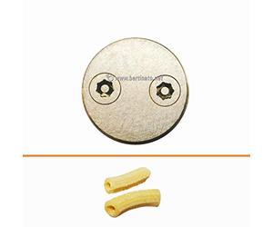 Trafila in bronzo formato Gargati Veneti maccherone gargato Veneto per macchina pasta fresca professionale La Fattorina 1,5kg compatibile con FIMAR MPF 1,5