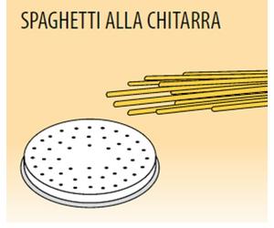 Trafila spaghetti alla chitarra mm 2x2 ottone bronzo per macchina pasta MPF1,5N