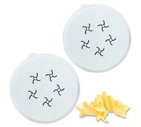 Trafile per pasta maker, Fusilli Bucati - 2 Pezzi accessori per pastamaker, per pasta fresca fatta a mano - Inserto per pasta compatibile con Phileps Pastamaker Advance, pasta disc trafila in POM