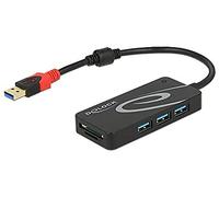 DELOCK 62899 - HUB USB 3.0, 3 porte esterne + 2 slot SD