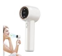 Tragbarer Handheld -Lüfter, tragbarer Fan Handheld - Hochgeschwindiger leistungsstarker -Lüfter mit digitalem Display | Multifunktionales Kühlgerät im Freien, Strandzubehör für Väter, Innen- und