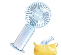 Tragbarer Handventilator 3 Geschwindeigkeiten Einstellbar Leise USB