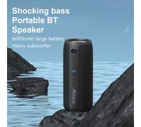 Tragbares BT-Gerät mit 6000 mAh - 360-Grad-Surround-Schutz mit IPX7