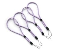 trage.band® cinturino corto regolabile per il polso, bianco-viola