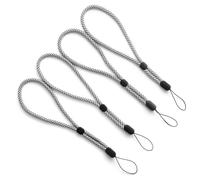 trage.band® Cinturino da polso regolabile corto, bianco e nero