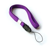 trage.band® Lanyard/cordino/cinturino da collo, 5 pezzi (viola)