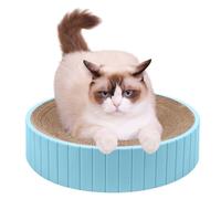 TRAGRAFFI TONDO per Catti-Tiragraffi per gatti nel cavo da caccia, design commerciale reversibile | Tiragraffi per gatti Il resistente graffio previene danni ai mobili in 3 colori
