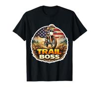 Trail Boss - Motocross Americano da Cross Maglietta