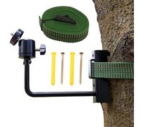 Trail Camera Tree Mount - Testa regolabile a 360 gradi, supporto per fotocamera da sentiero per corteccia liscia, di supporto di registrazione stabile, accessorio di regolazione flessibile