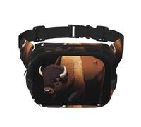 Trail Dust Bison Pattern trendy trendy marsupio unisex viaggio sport messenger bag