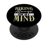 Trail Mountain Lovers Backpackers Escursionisti all'aperto Escursioni PopSockets PopGrip Adesivo