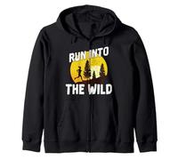 Trail Run «Run Into The Wild» Felpa con Cappuccio