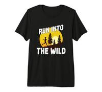Trail Run «Run Into The Wild» Maglietta Premium