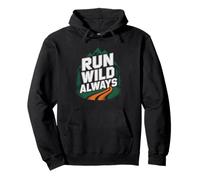 Trail Runner Running Ultra Corridore Outdoor di Montagna Felpa con Cappuccio