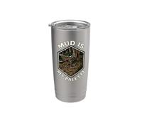Trail Running Hiking Mud Is My Palette Bicchiere termico in acciaio inox doppia parete
