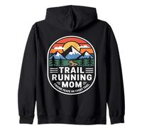 Trail Running Mamma Trovare Pace su Ogni Sentiero Felpa con Cappuccio