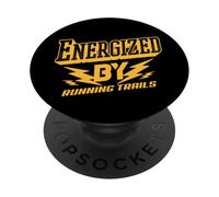 Trail Running per uomini e donne corridori escursionisti atleti all'aperto PopSockets PopGrip Adesivo