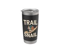 Trail Snail - Divertente gioco di parole Bicchiere termico in acciaio inox doppia parete