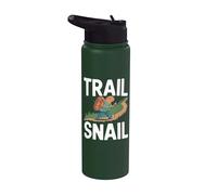 Trail Snail - Divertente gioco di parole per escursionisti alpinismo Stainless Steel Insulated Water Bottle