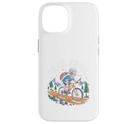 Trail Snail Mountain Bike Ciclismo MTB Funny Rider Custodia per iPhone 14