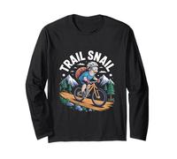 Trail Snail Mountain Bike Ciclismo MTB Funny Rider Maglia a Manica