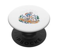 Trail Snail Mountain Bike Ciclismo MTB Funny Rider PopSockets PopGrip Adesivo
